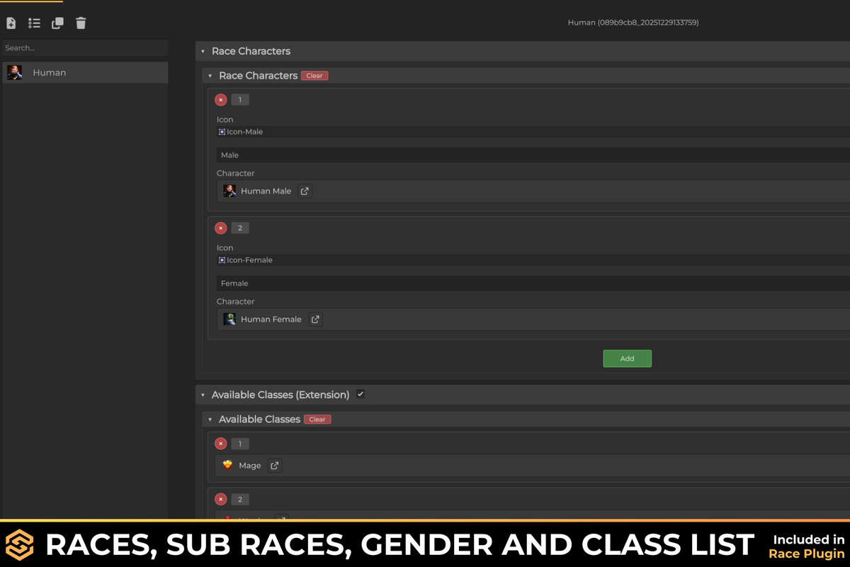RPG Template for Spark