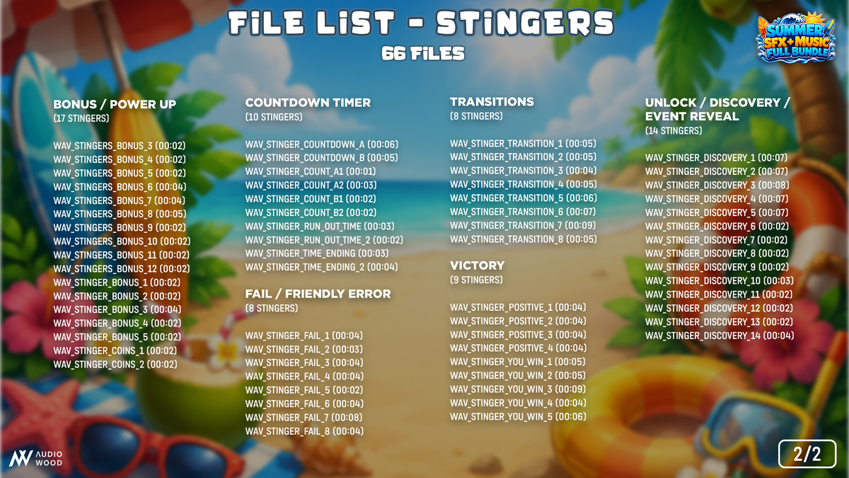Summer Music-SFX Full Bundle