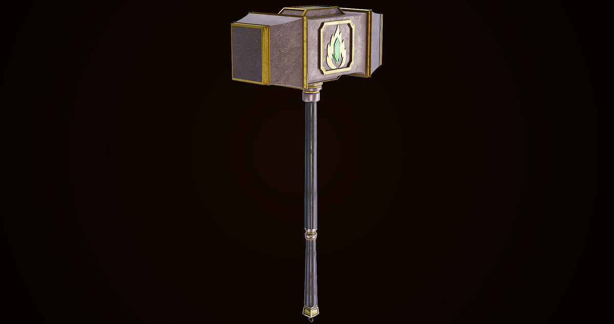 5 Battle Hammers Collection URP HDRP Textures