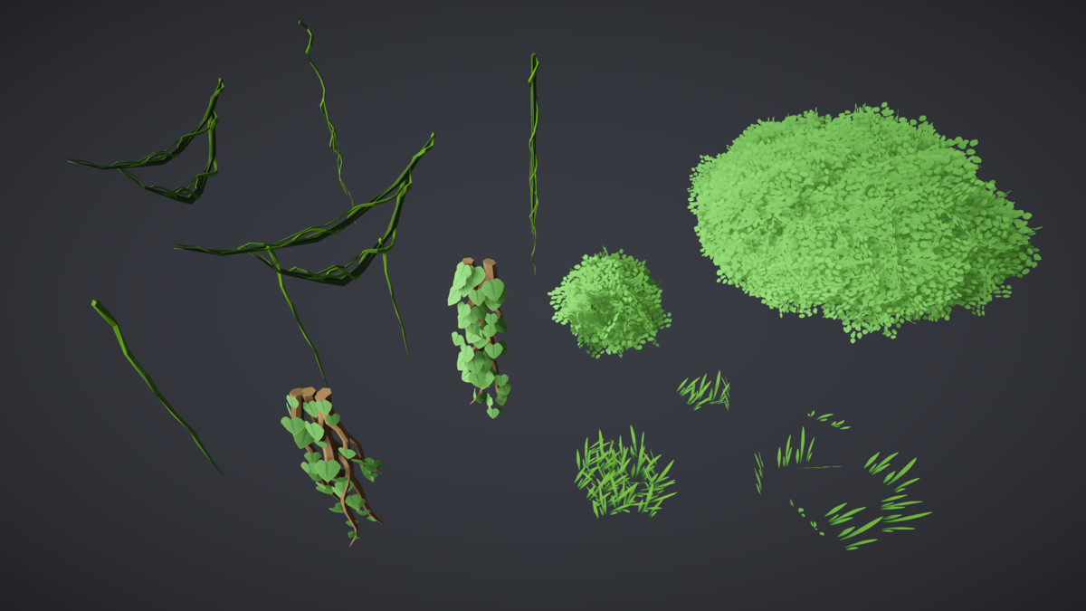 STYLIZED Fantasy Nature Pack: Forest - Low Poly 3D Art