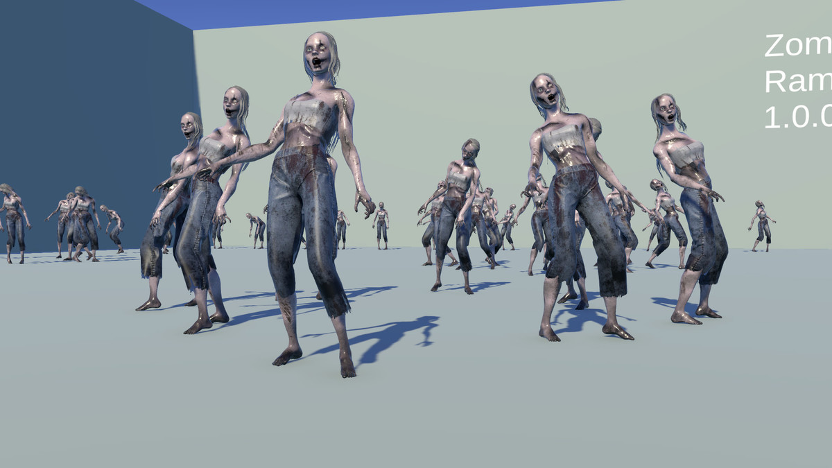 Female Zombie Animations