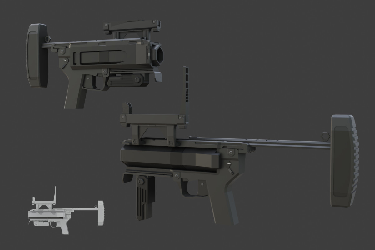 Low Poly Weapon Bundle Pack 3