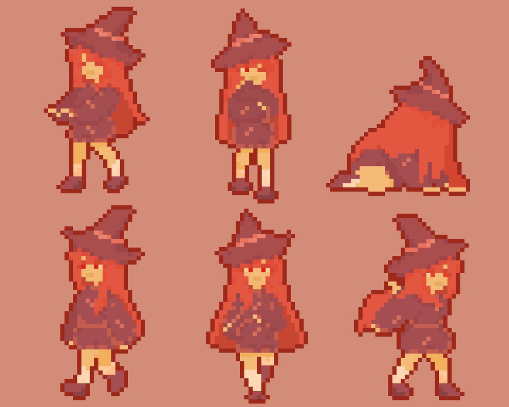 2D Character Witch/Wizard