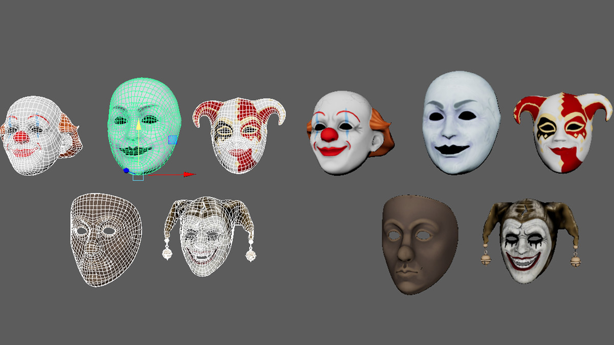 Circus Masks Pack