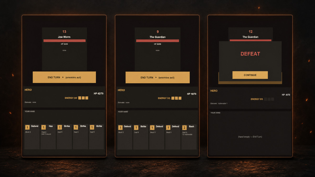 Roguelike Deckbuilder Framework — Single-Player Card RPG Kit