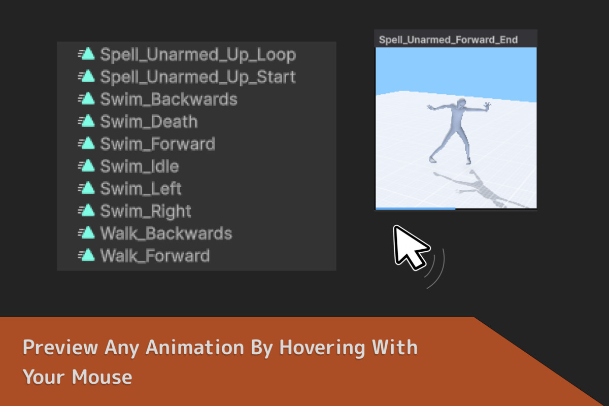 Animation Hover Preview - Preview With Your Mouse