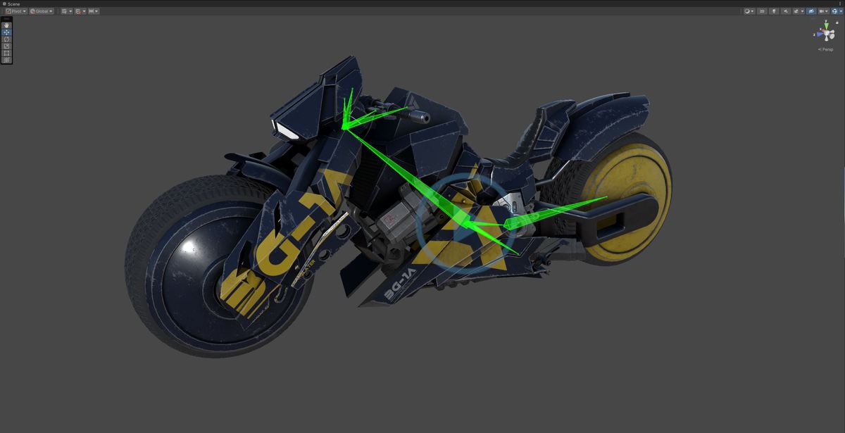 Cyberpunk Bike /rigged