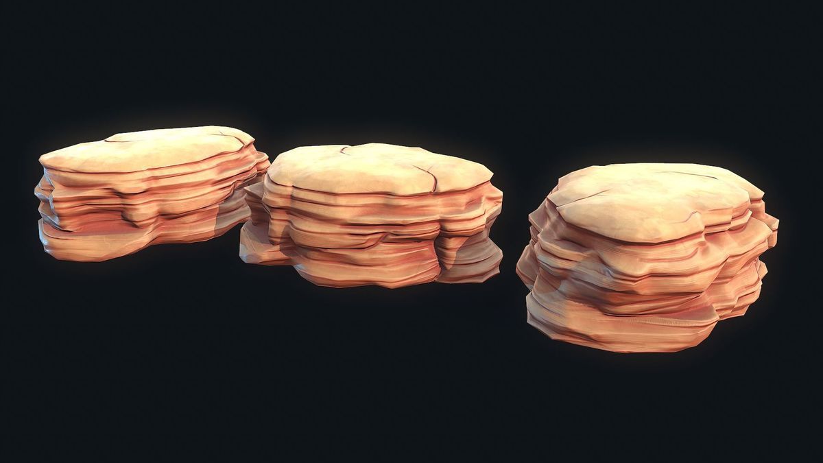 Stylized Desert Rock