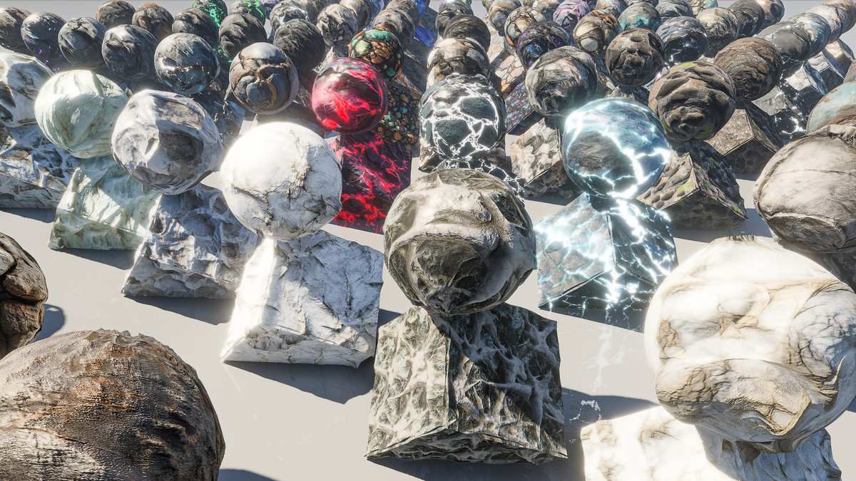 Alien Rocks Materials