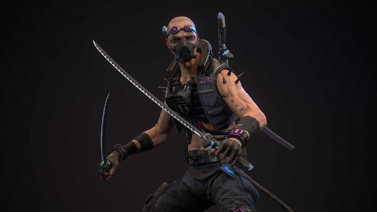 Sci-Fi Punk Warrior