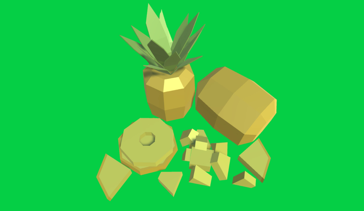 Low Poly Fruits | Model Pack