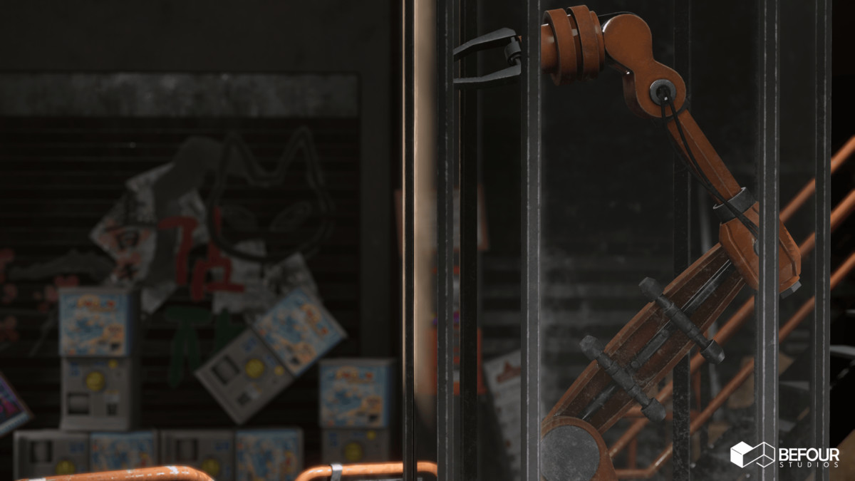 Japanese Old Shopping Mall Environment (Modular, Asian, Abandoned)