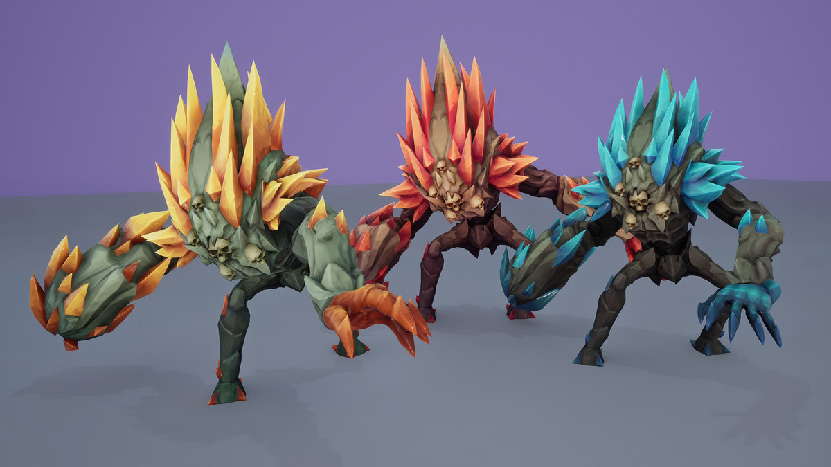 Stylized Cave Golem