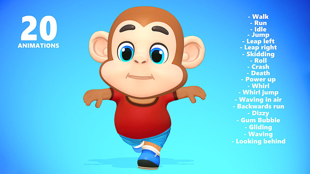 Monkey Chimp Animated