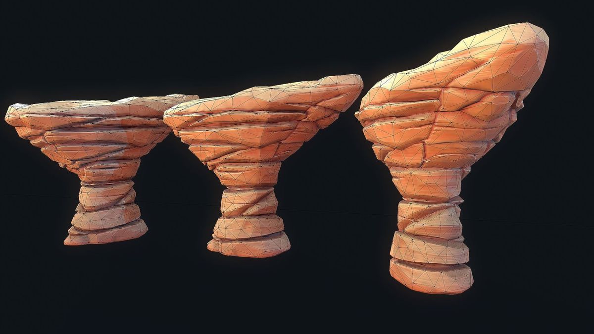 Stylized Desert Rock