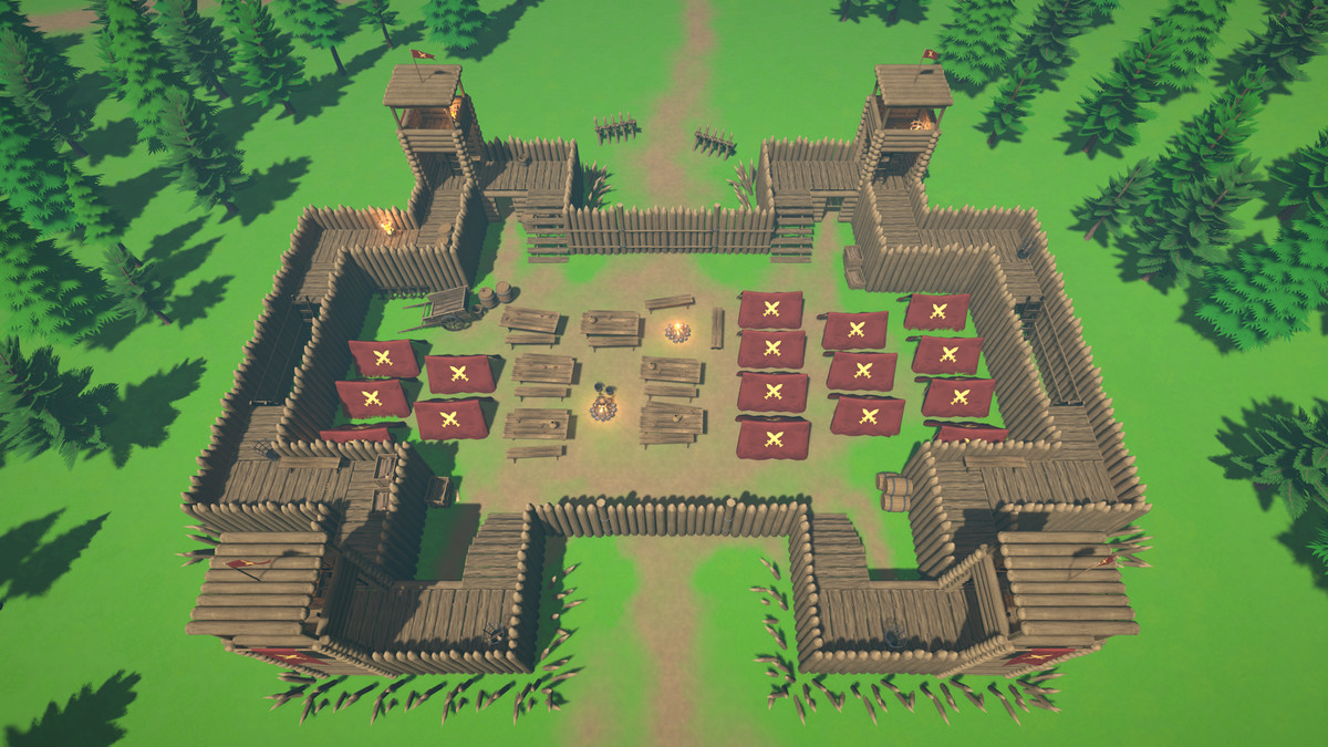 Wooden Fort - Stylized Fantasy Environment