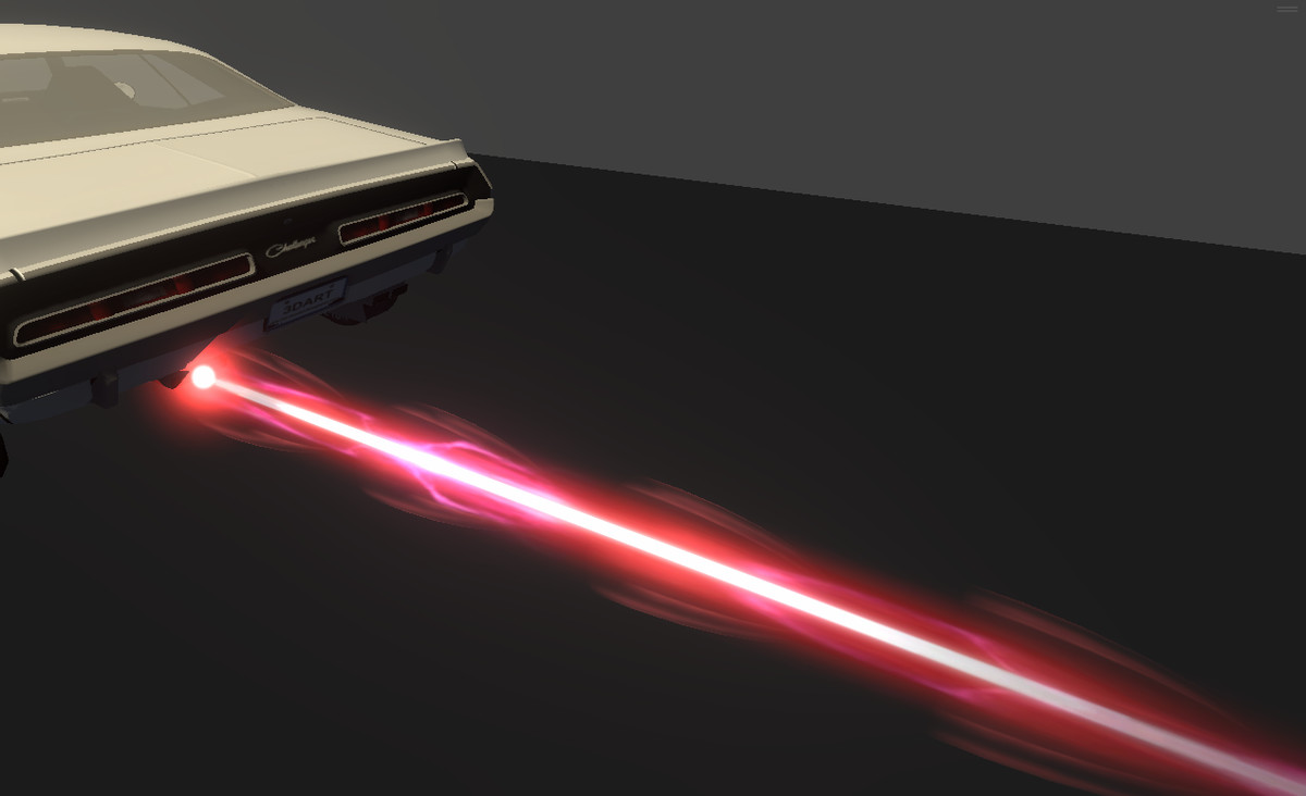 Game VFX - Exhaust jet effect