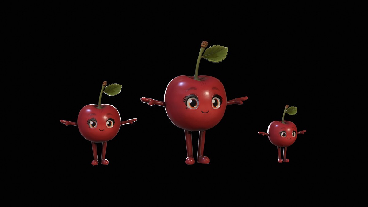 Chibi Fruit Cherry Two
