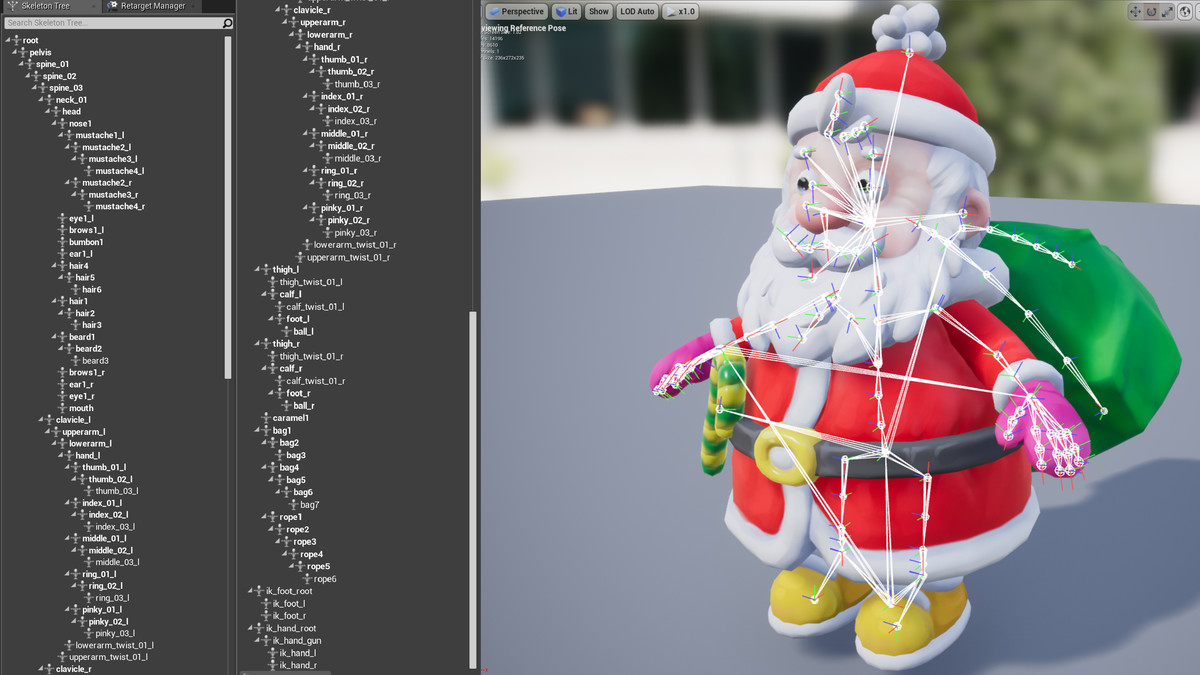 santa claus 24 animations