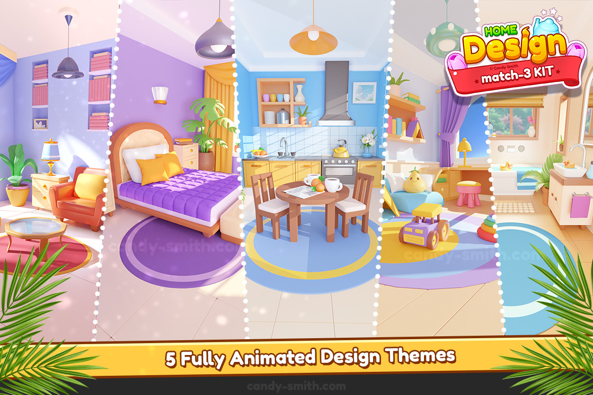 Match-3 Kit: Home Design