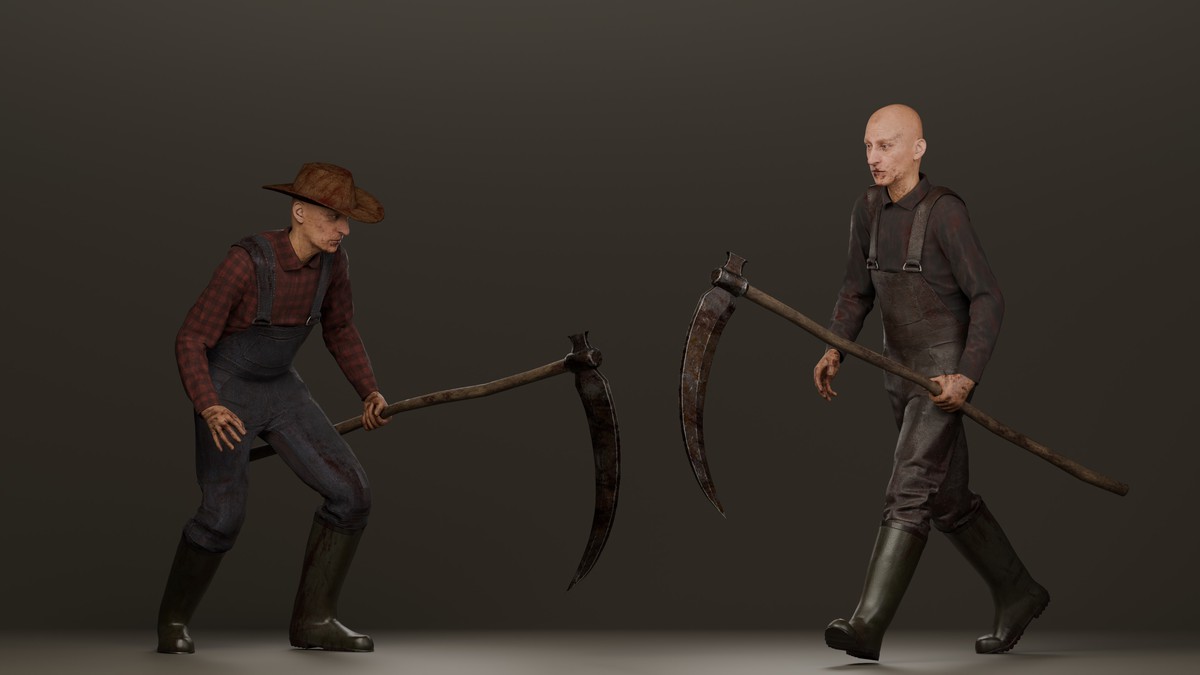 Maniac Farmer with Scythe