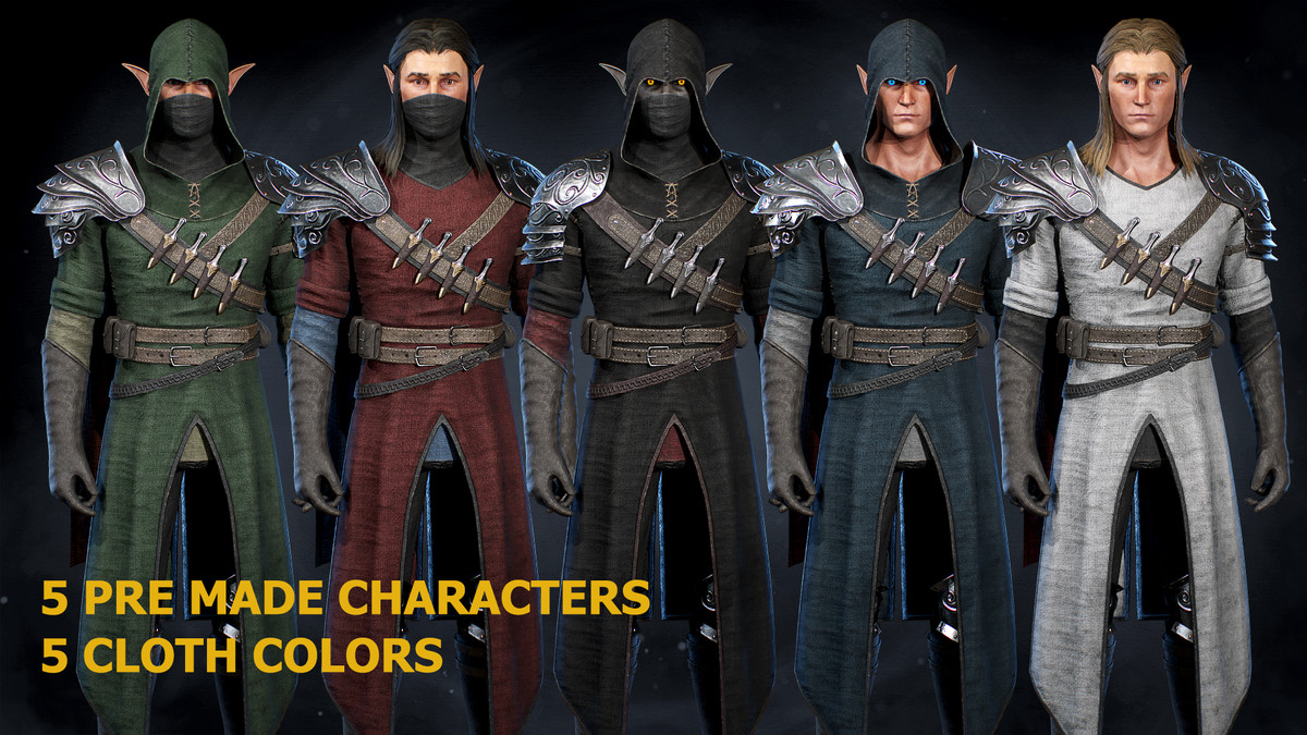 Elves Characters Pack