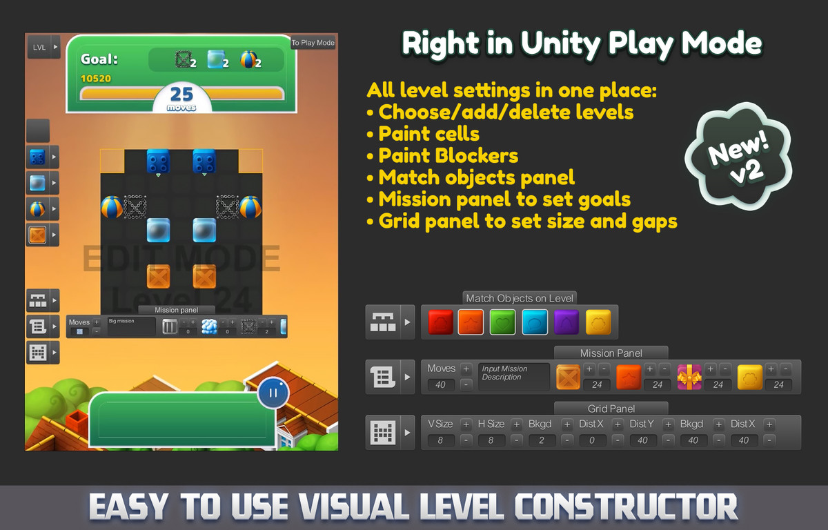 MK Match-2 Kit • City Blast Game Template
