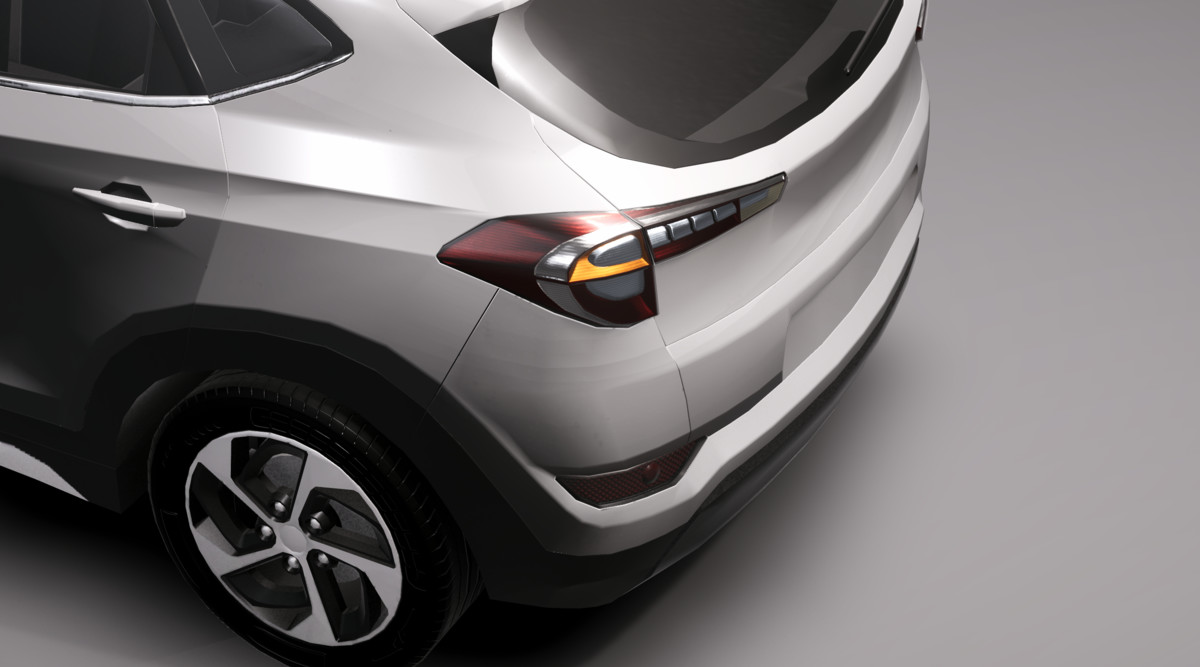 Realistic Car - SUV Compact Mid-2010s