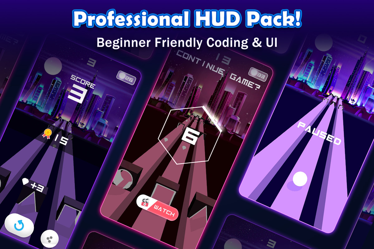 Shape Rush - 3D Endless Runner Complete Game Template