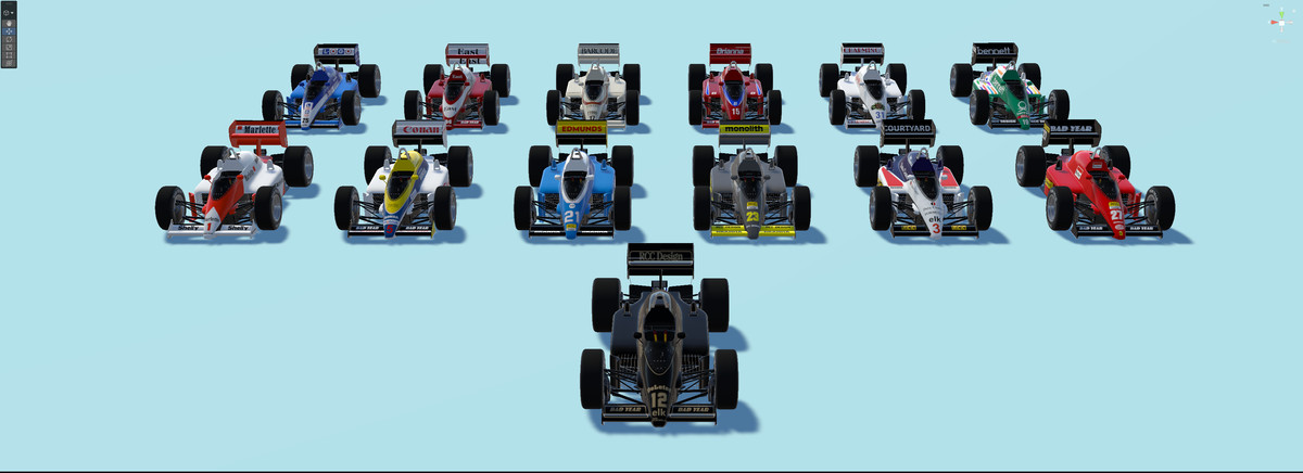 Cartoon Formula 1986