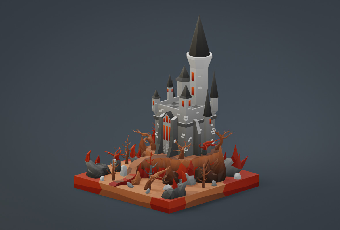 Low Poly Medieval Locations Pack