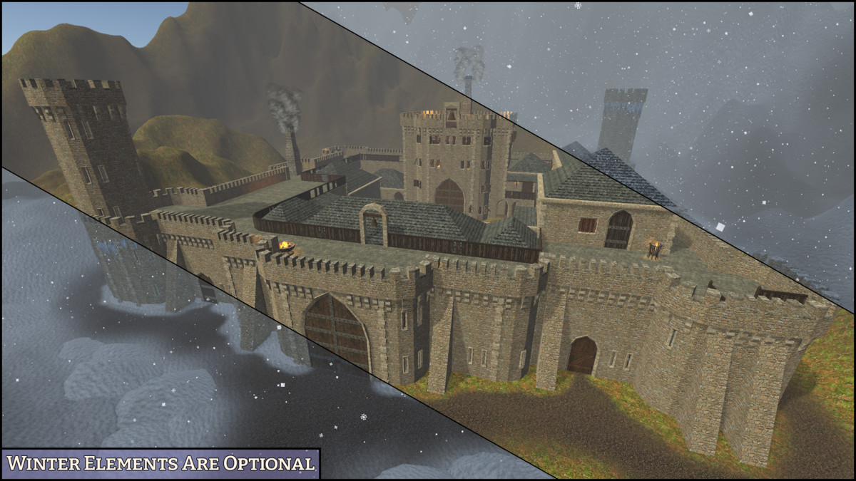 Cold Fortress - Retro Style Modular Environment Pack