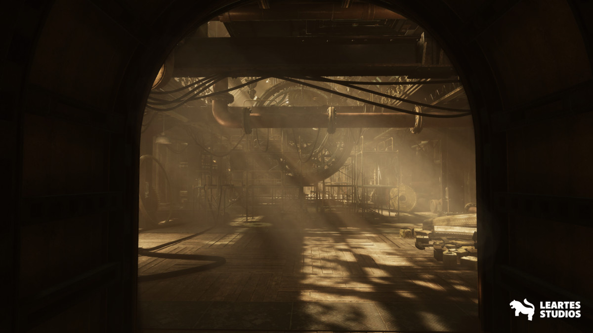 Steampunk Clock Factory Environment