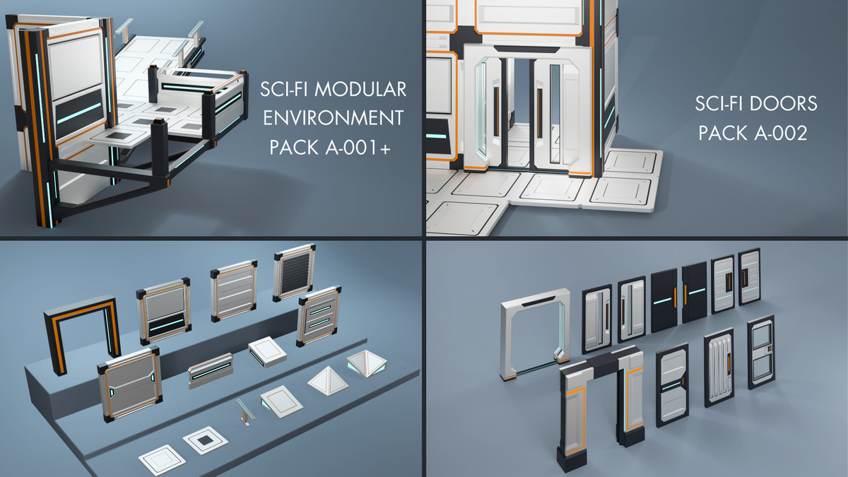 LOW POLY SCI-FI ULTIMATE ASSET LIBRARY