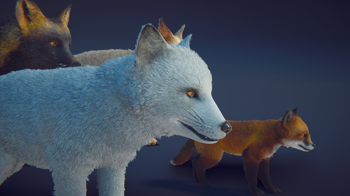 Realistic Fox