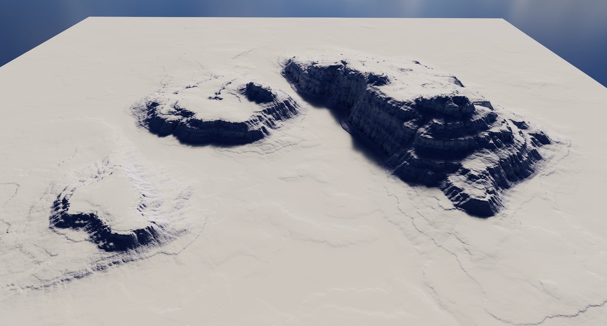 Terraced Canyon Shapes - StampIT!