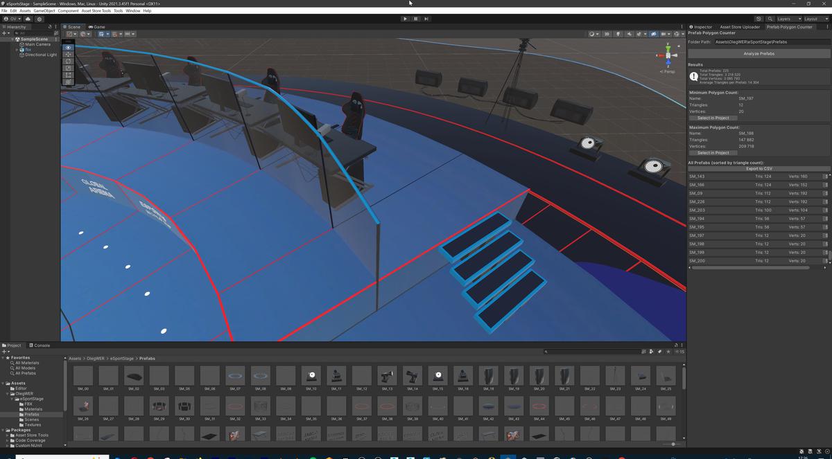 Esports Stage Environment - Futuristic 3d Arena Interior (Gaming Tournament Cup)