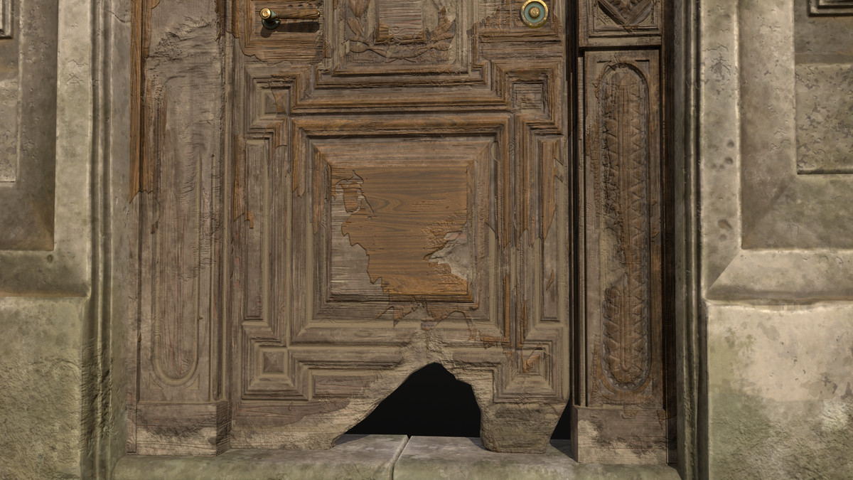 Old Portal Abandoned Door