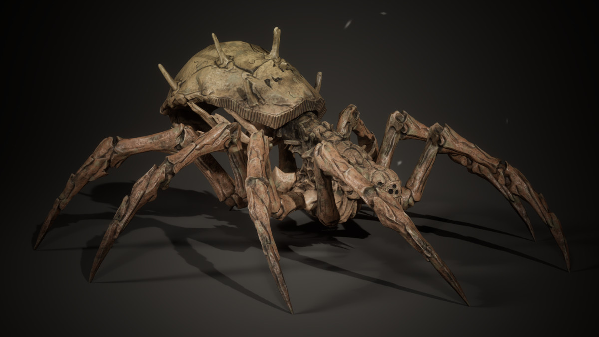 Bone Spider - Customizable Horror Monster