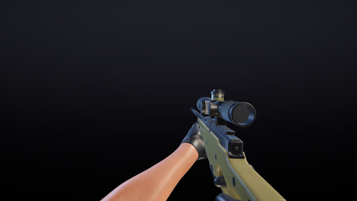 First Person Sniper Rifle Animations