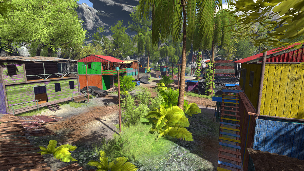 South Pacific Island - Map