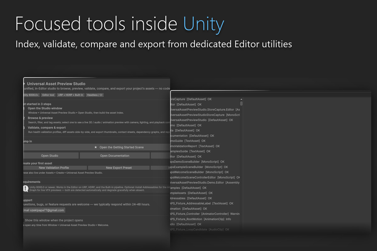 Universal Asset Preview Studio - Thumbnails, Catalogs & Asset QA