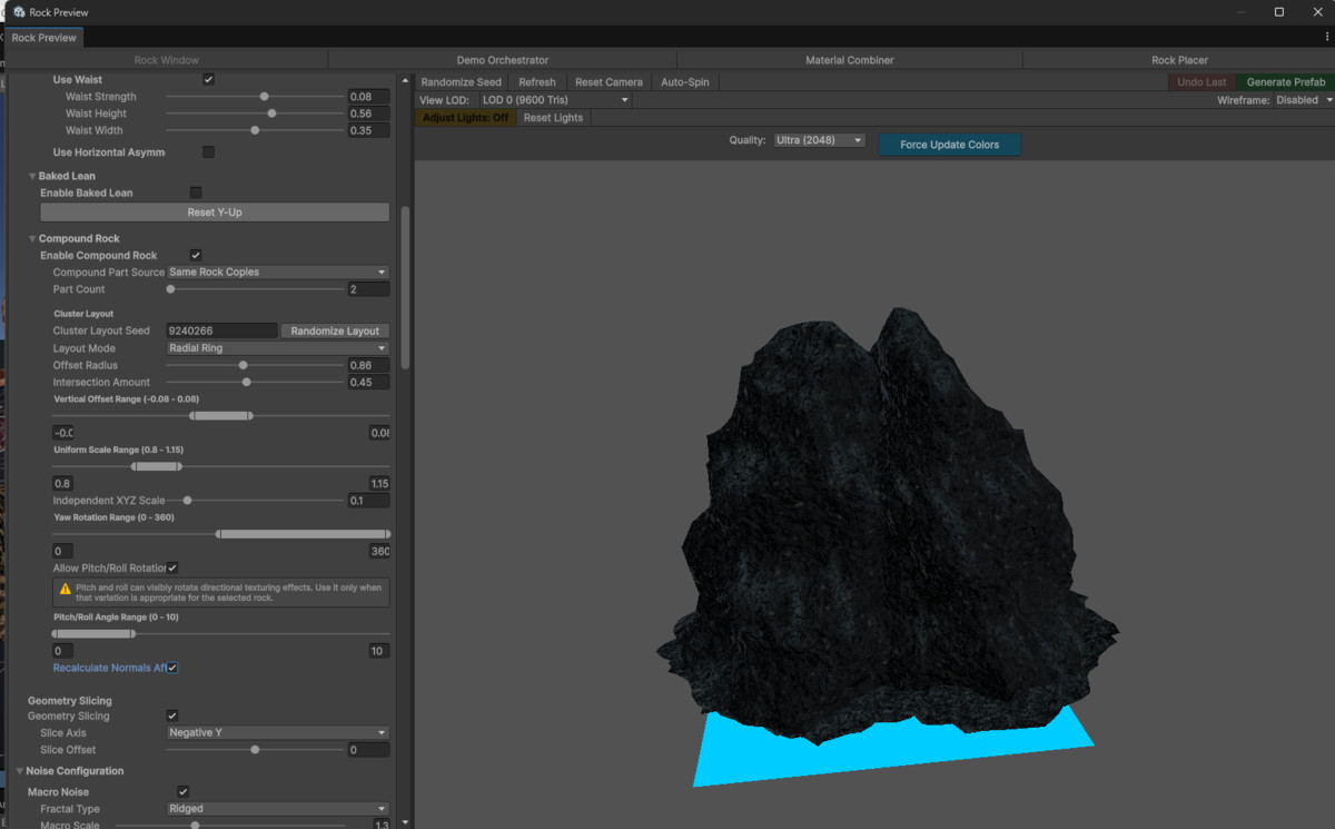 Procedural Rock Generator Pro