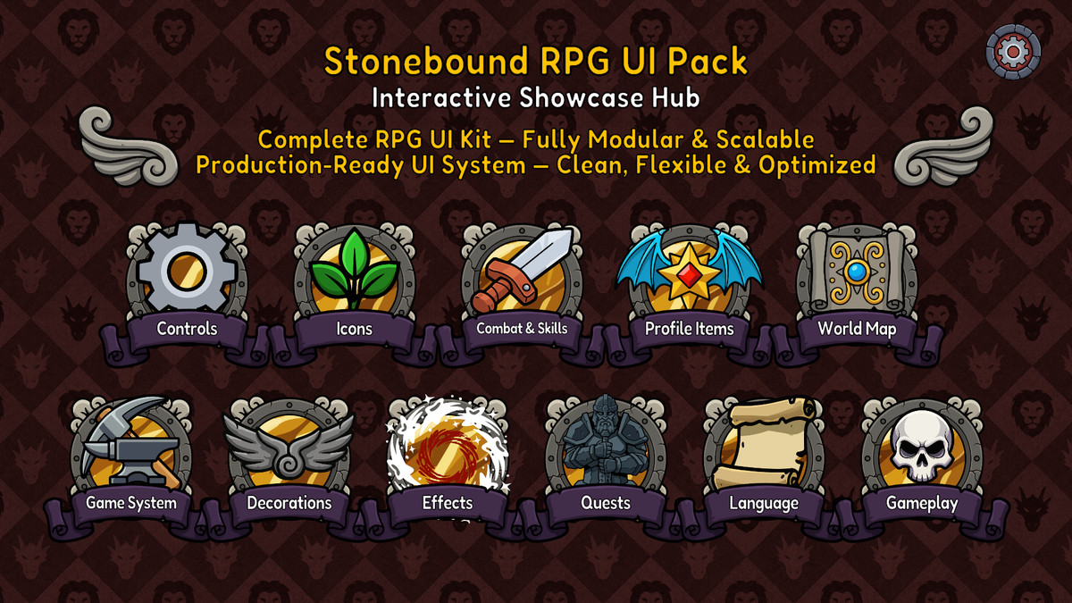 Stonebound RPG UI Pack