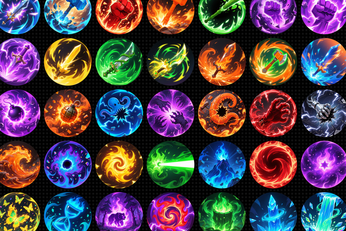 150+ Skill icons