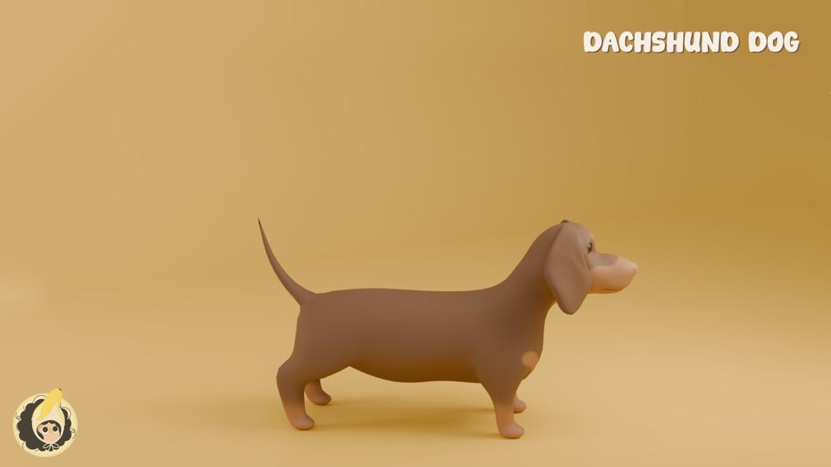 Animated Dachshund Dog