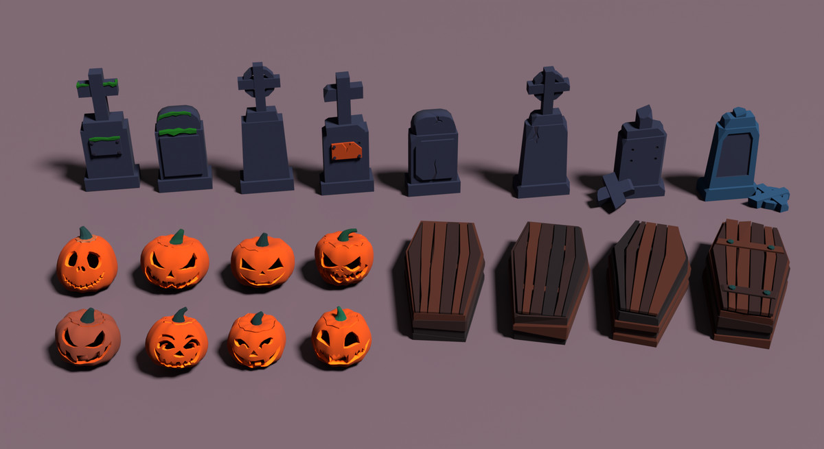 Halloween for 3D Breakables Core Pack