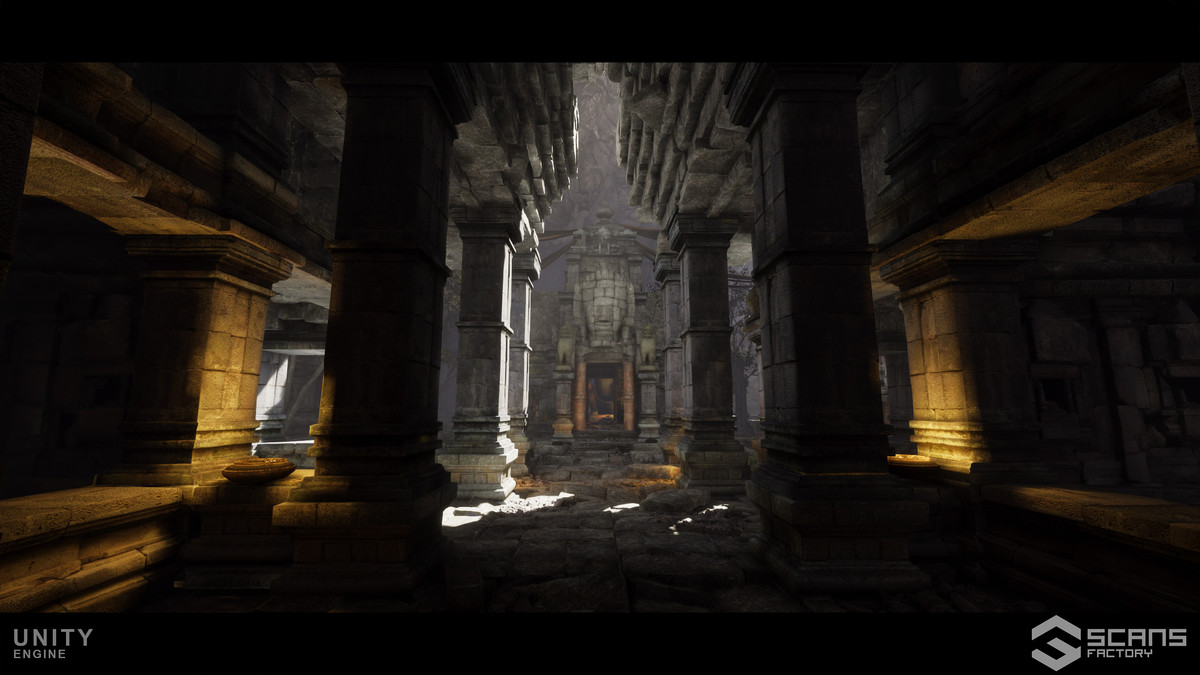 [HDRP] Ancient Temple Ruins - Mountains Environment