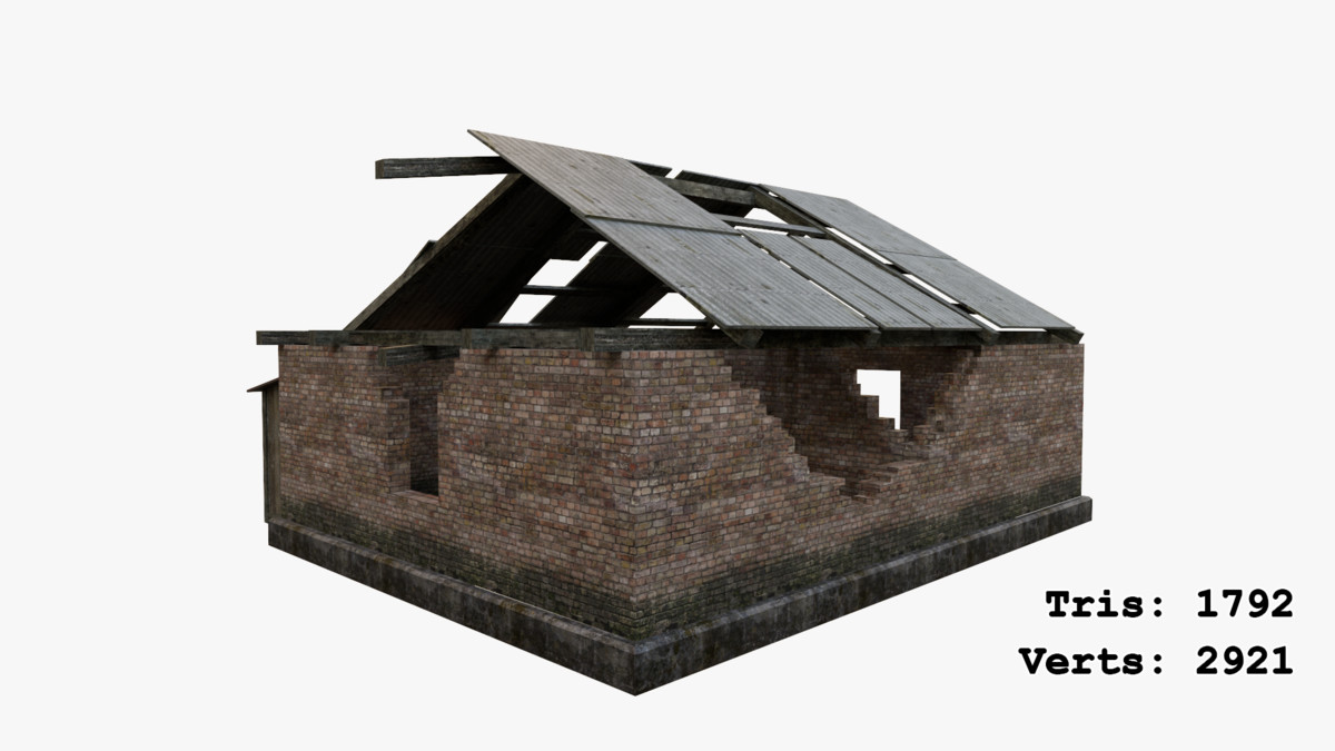 Abandoned Apocalyptic Buildings Mega Pack