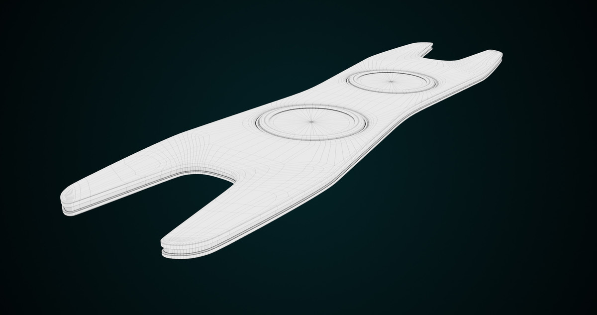 Sci-Fi Hoverboard 1 URP HDRP Textures